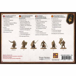 A Song of Ice & Fire – Golden Company Swordsmen (Schwertkämpfer der Goldenen Kompanie) (Multilingual)