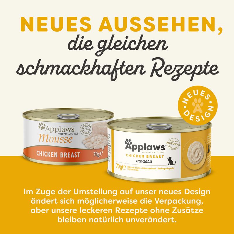Sparpaket Applaws Mousse 24 x 70 g zu TOP-Preisen