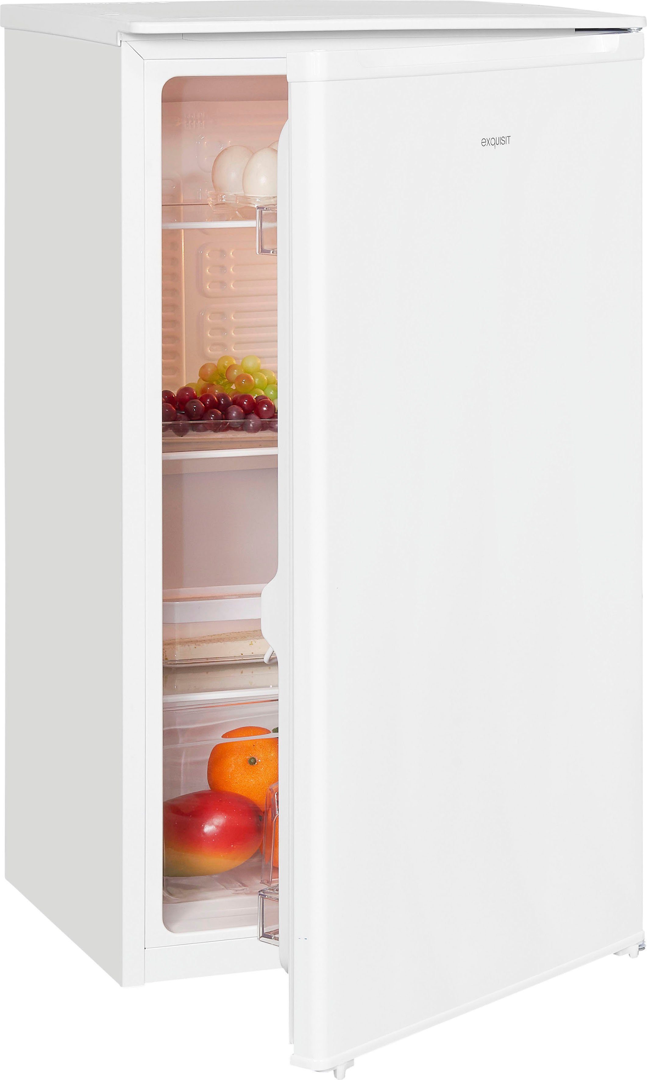 exquisit Vollraumkühlschrank KS116-V-041E weiss, 85 cm hoch, 48 cm breit