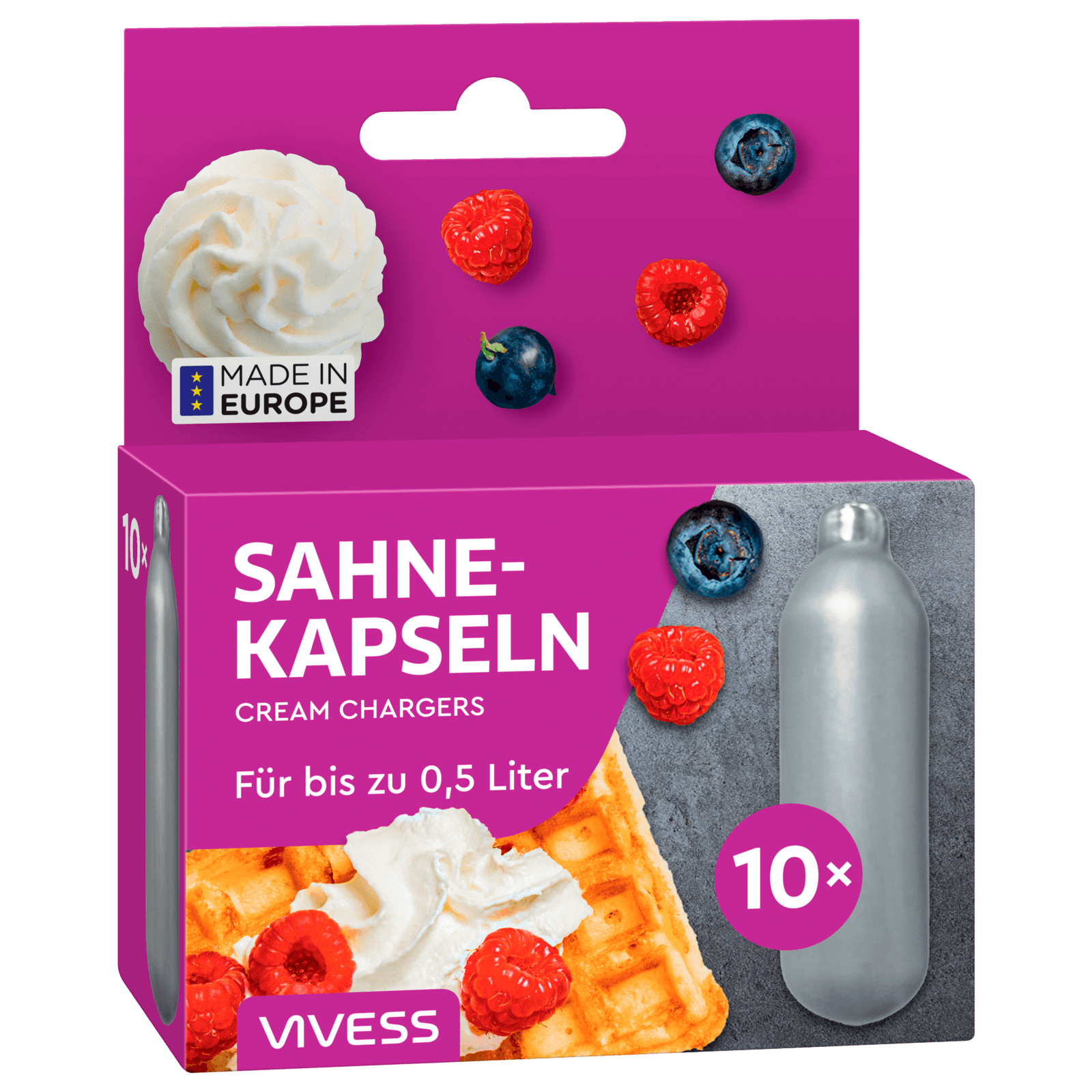 Vivess Sahnekapseln 10er