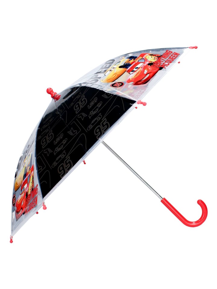 Disney Cars Stockschirm | schwarz & transparent | Disney Cars | Kinder Regenschirm günstig kaufen onesize