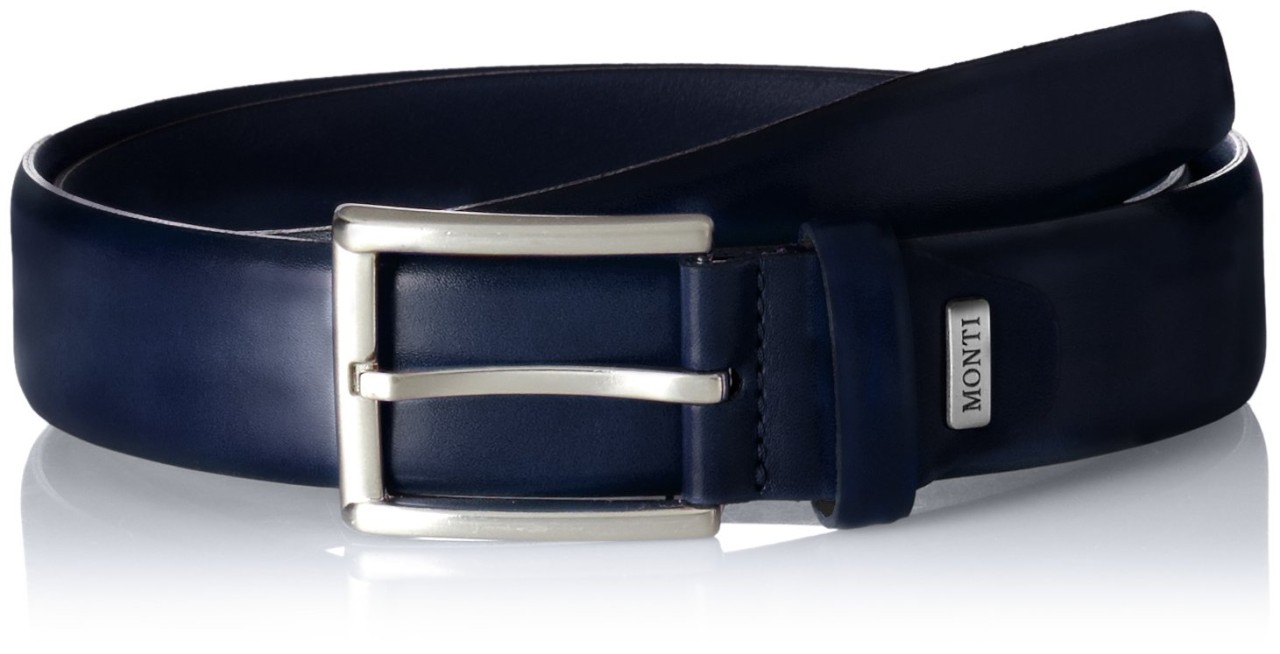 MONTI Handtaschen blau Lederguertel
