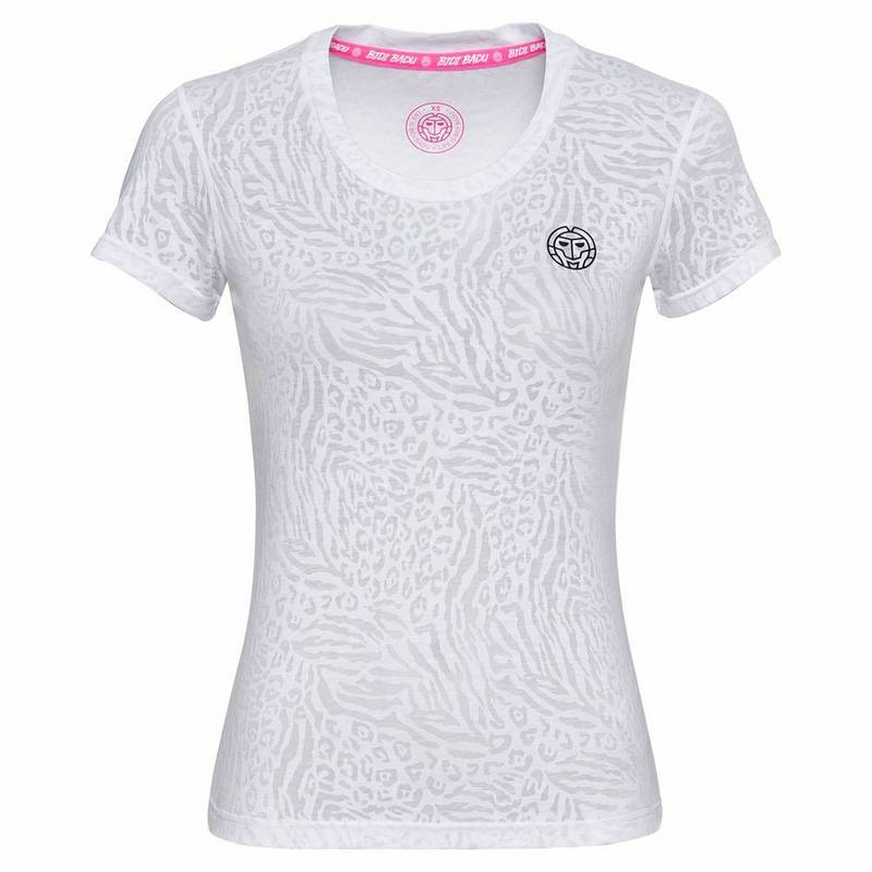 BIDI BADU Anni Burnout Tech Tee Tennisshirt Damen