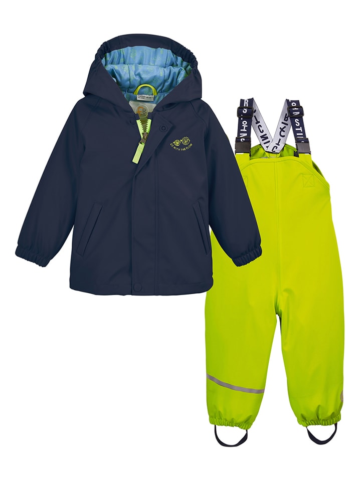 First Instinct by Killtec 2tlg. Regenoutfit in Dunkelblau/ Grün günstig kaufen