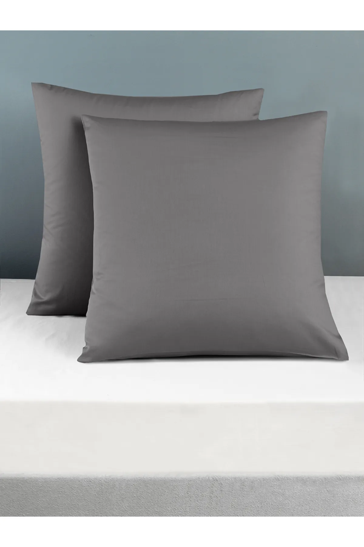 Karna Home  Klassisches Doppel-Bettbezug-Set aus Baumwollsatin