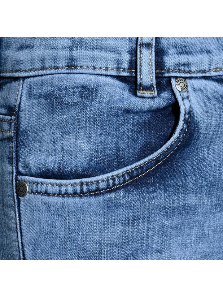 Blue Effect Wide Leg Jeans Worker Style slim fit in medium blue günstig kaufen