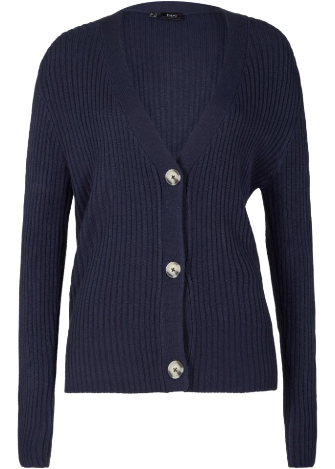 Strickjacke im Boxy-Fit, kurz