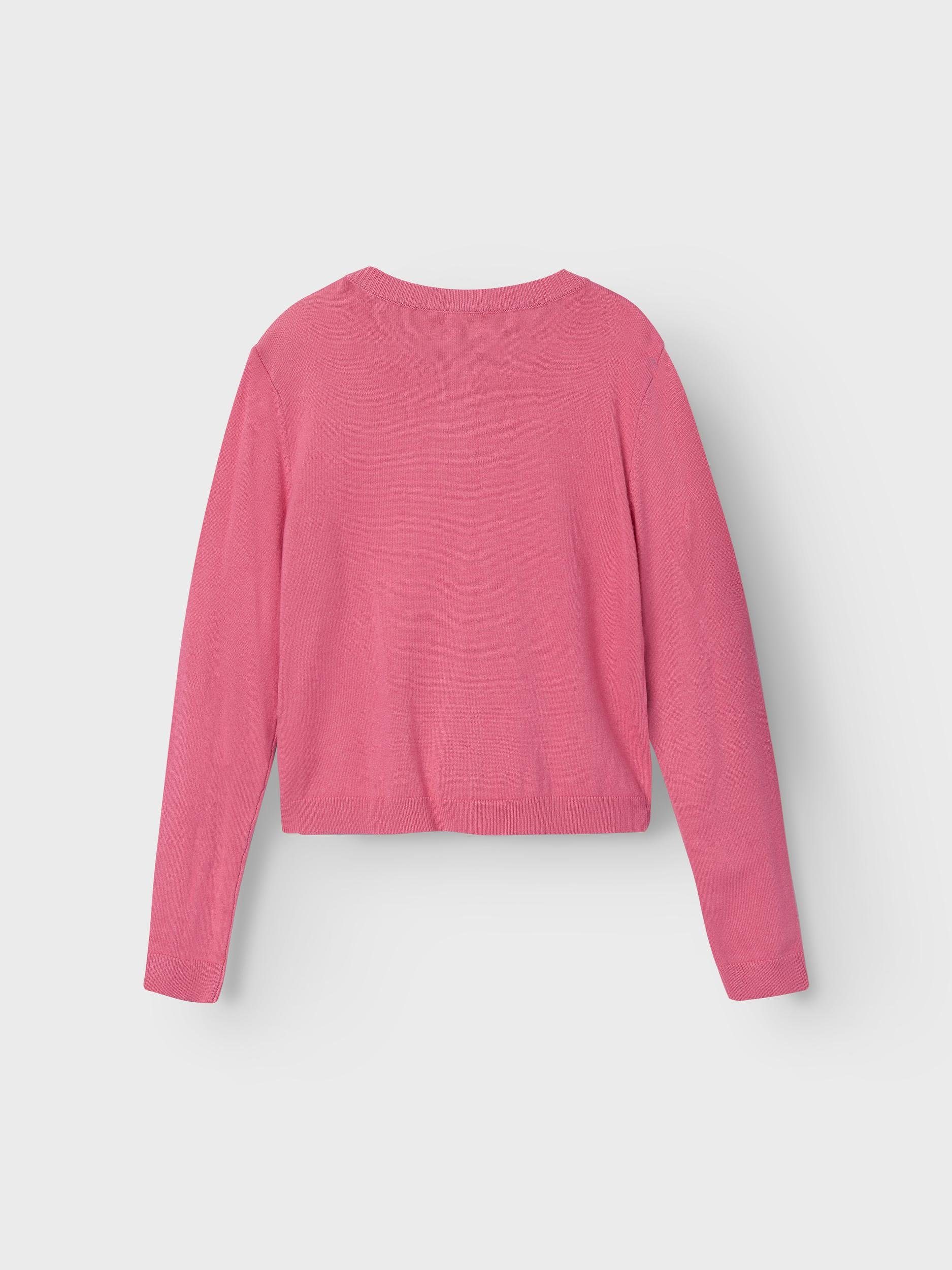 Name It Strickjacke NKFVALMA LS SHORT KNIT CA mit Lochmuster