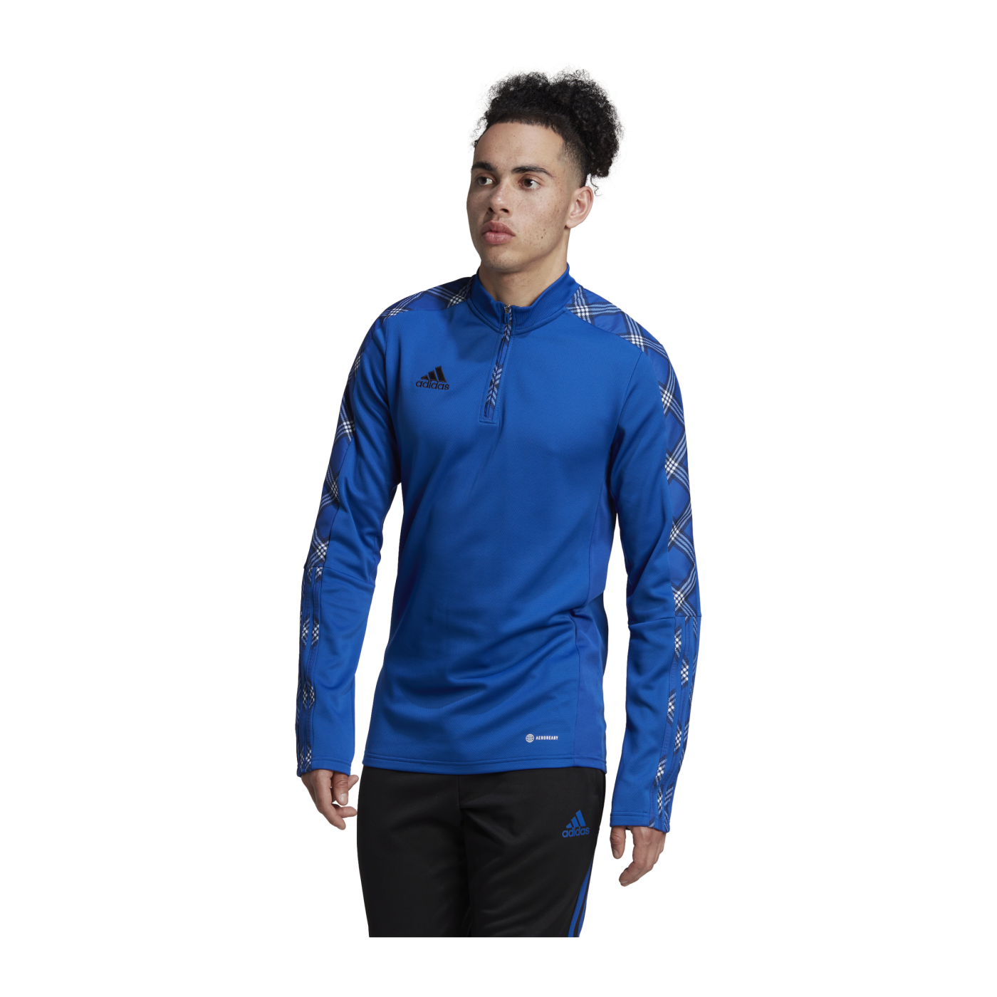 adidas Tiro ML Polar Fleece Blau Schwarz