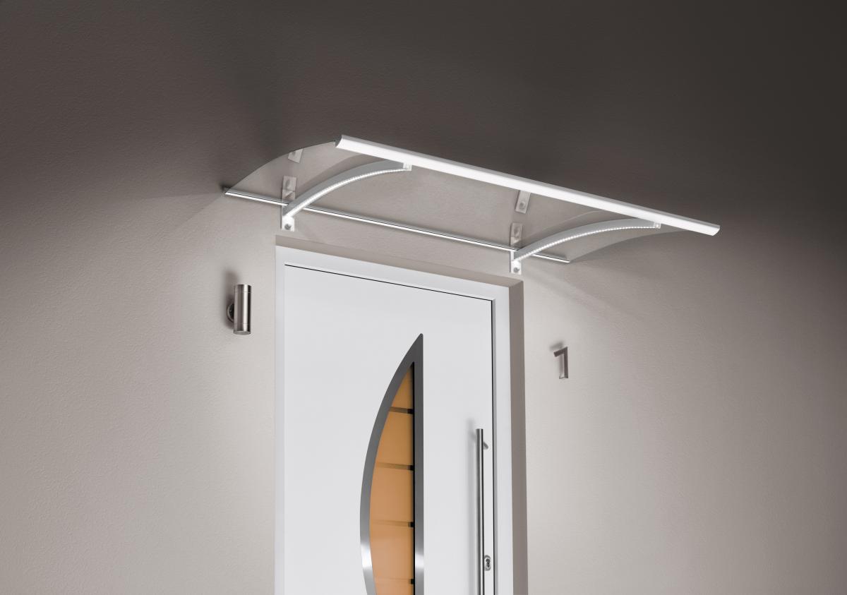 Gutta Pultvordach mit Led-Technik