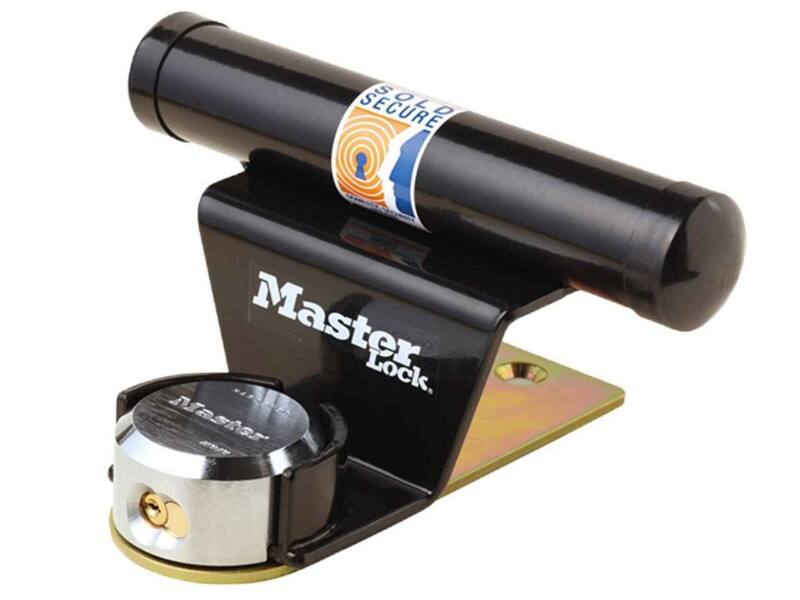 Master Lock Garagentür Schloss-Set 1488EURDAT Schwarz