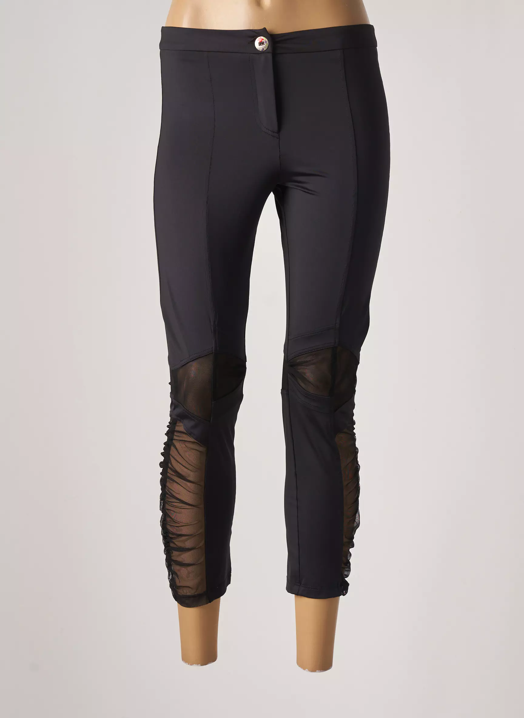 Garella Pantalon7 8 Femme couleur noir