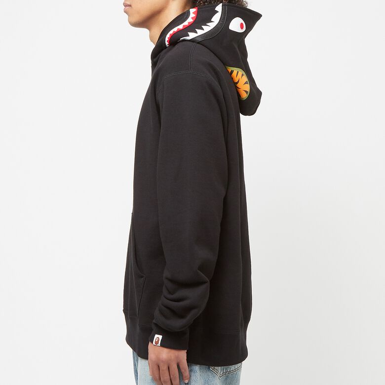 A Bathing Ape Shark Pullover Hoodie black