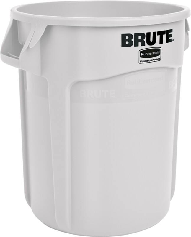 Rubbermaid Papierkorb Polyethylen 75,7 L 39,7 (B) x 58,1 (H) cm Weiß