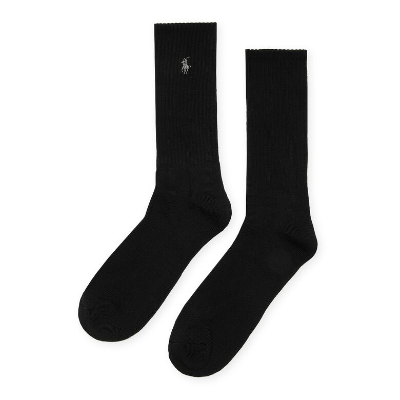 Polo Ralph Lauren Crew Socks (6 Pack) Black