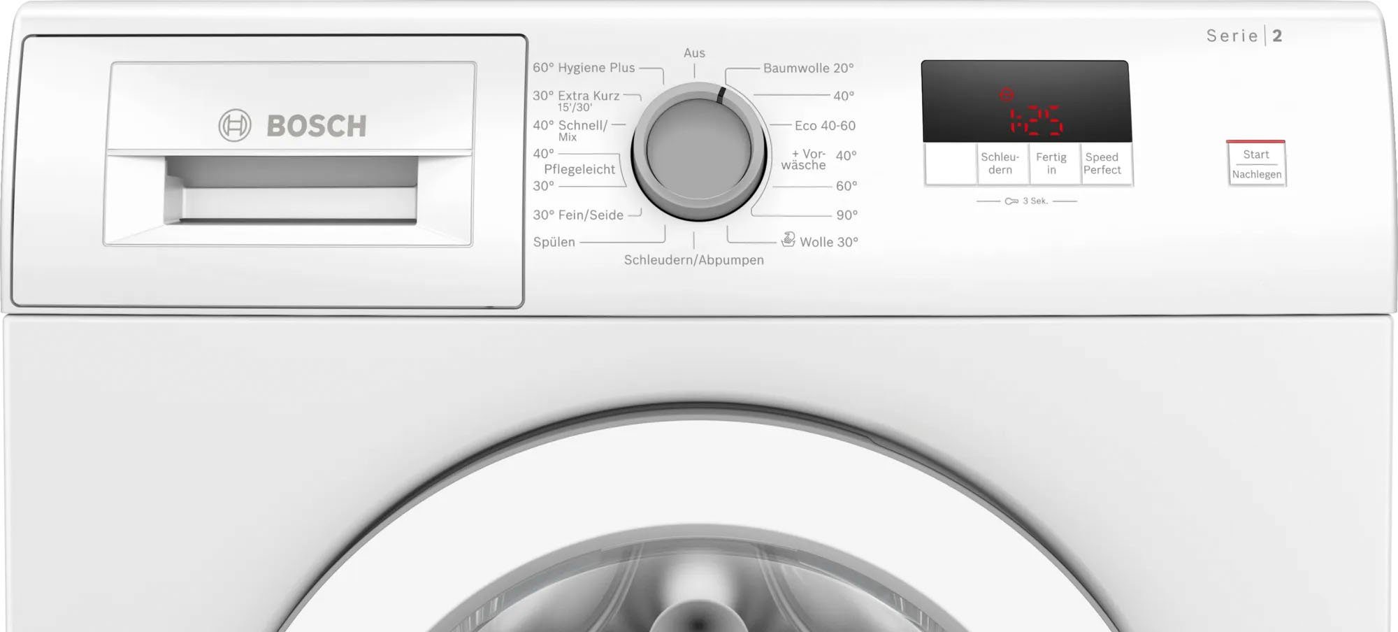 BOSCH Waschmaschine Serie 2 WAJ28023, 7 kg, 1400 U/min
