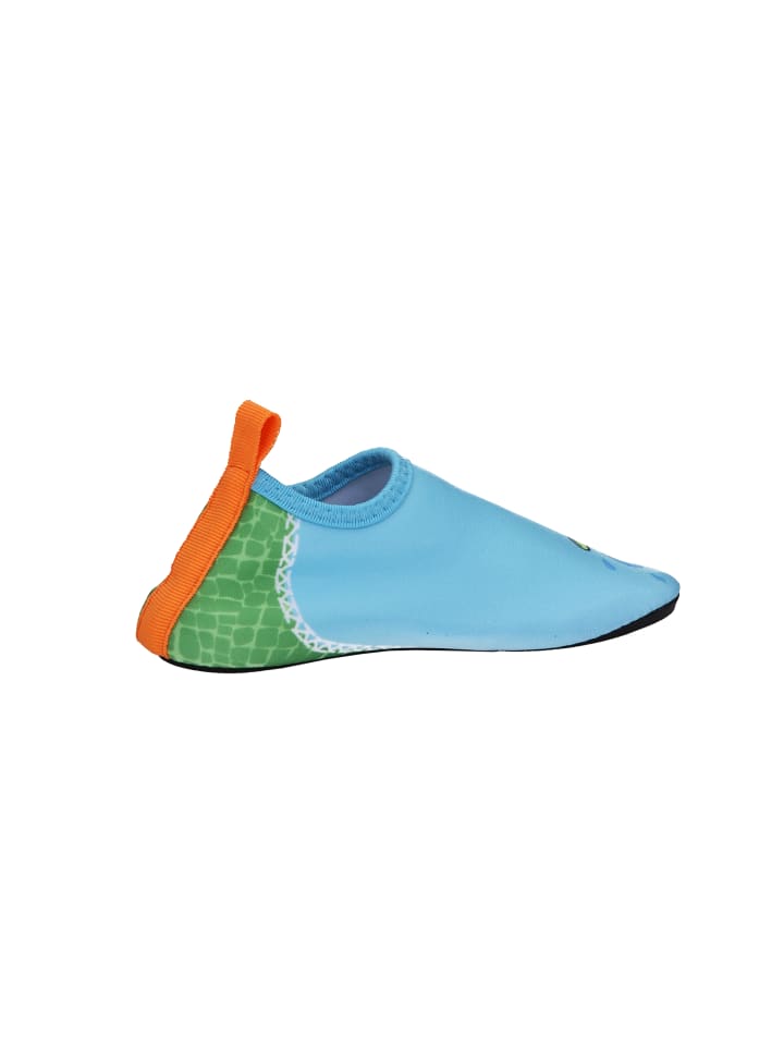 Playshoes Barfuß-Schuh Dino in Blau/Grün günstig kaufen