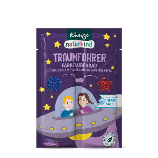 KNEIPP naturkind Traumfahrer Farbzauberbad  40 g  Salz