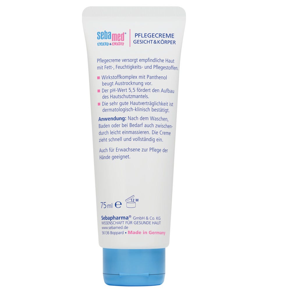 sebamed Baby&Kind Pflegecreme Gesicht & Körper 75 ml