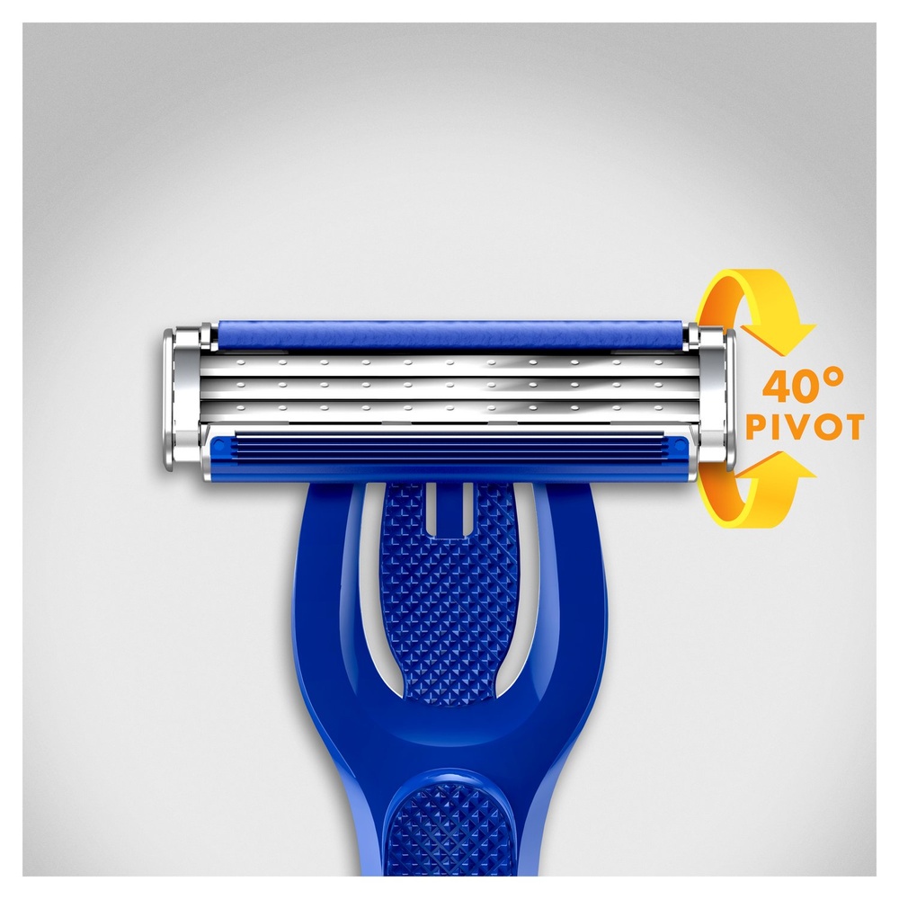gillette Gillette Blue3 Hybrid Pack De Rasage Rasoirs Jetables