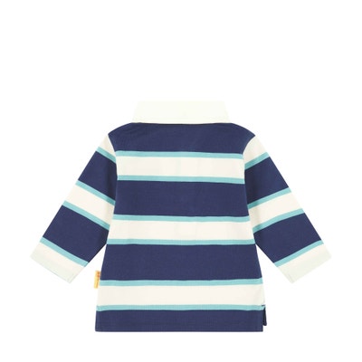 Poloshirt langarm, dunkelblau für Jungs
