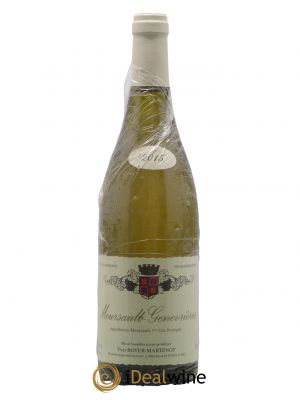 Meursault 1er Cru Genevrières Boyer-Martenot  2015 - Lot de 1 Bouteille