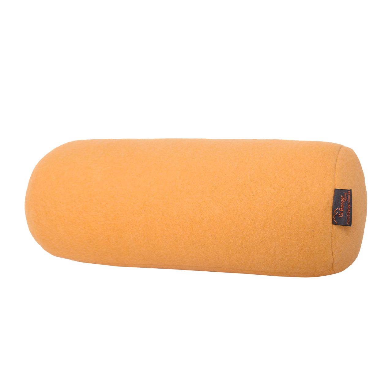 Dr. Berger Original Dr. Berger Velours-Fleece Nackenrolle Senfgelb 40 x 16 cm
