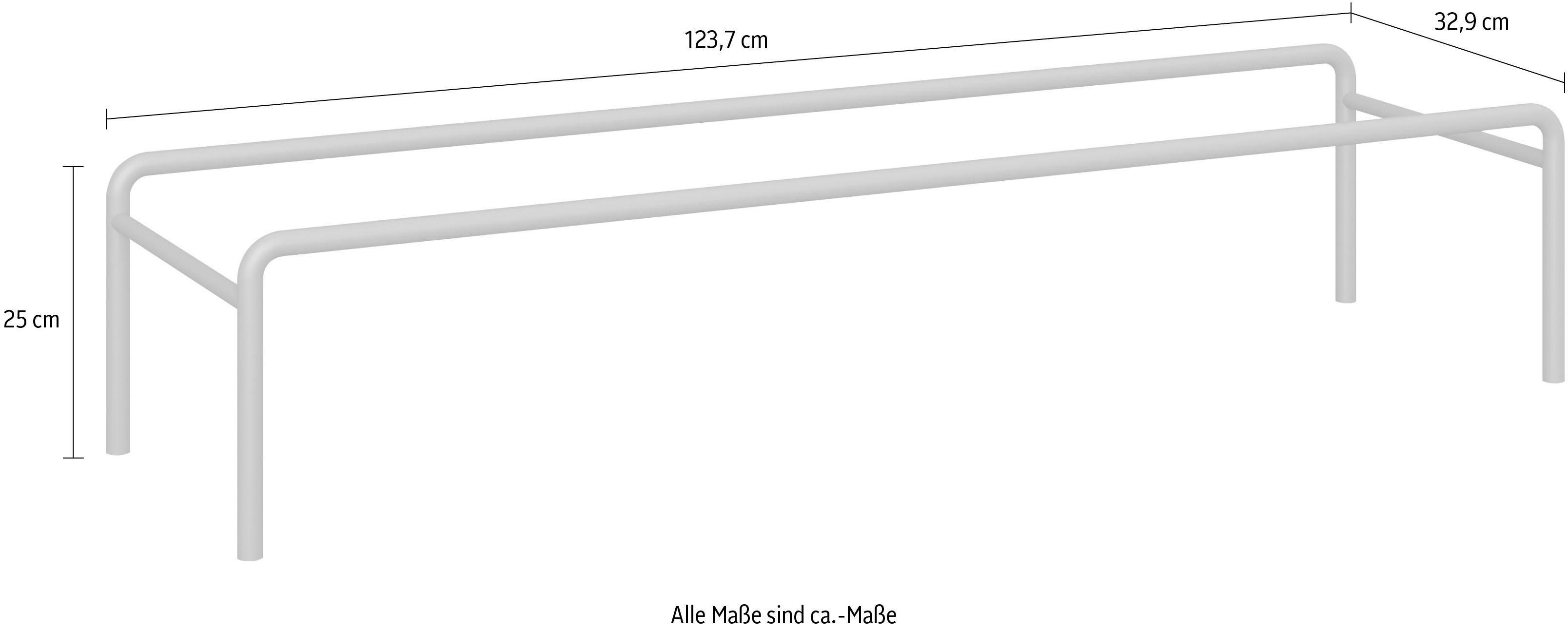 Hammel Furniture Untergestell Keep by Hammel Metall Sockel, für Breite 133,8 cm. Modul: 101, flexible Möbelserie