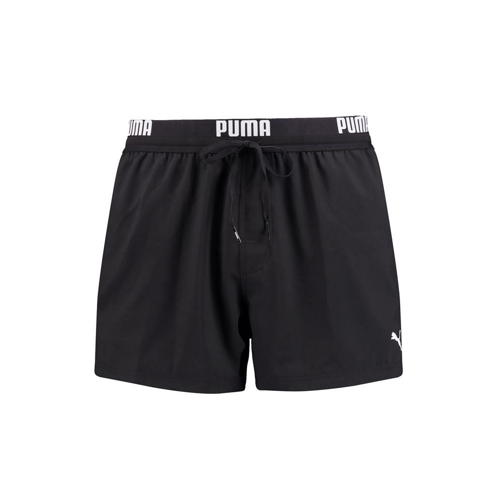 PUMA Logo Short schwarze Badehose