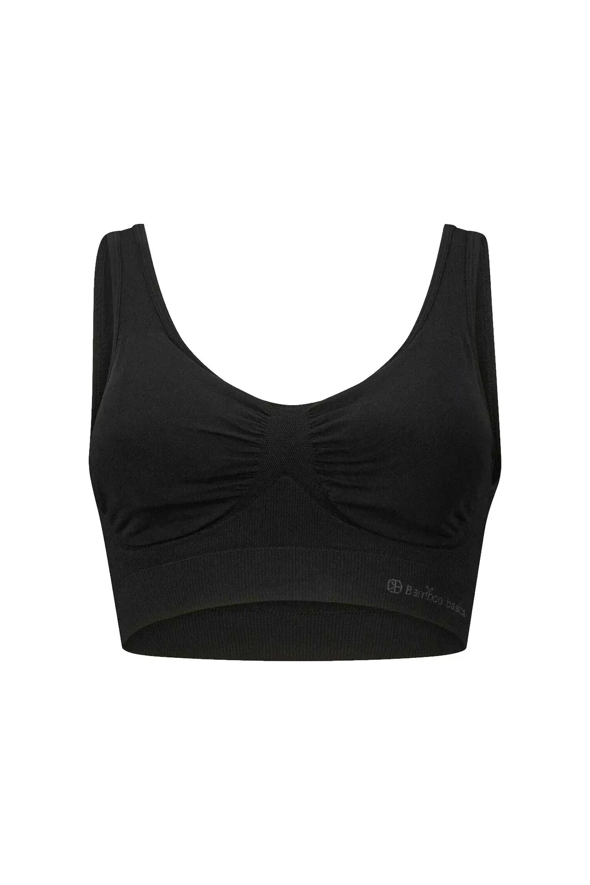 Bamboo Basics  Sport-BH - Schwarz - Unifarben
