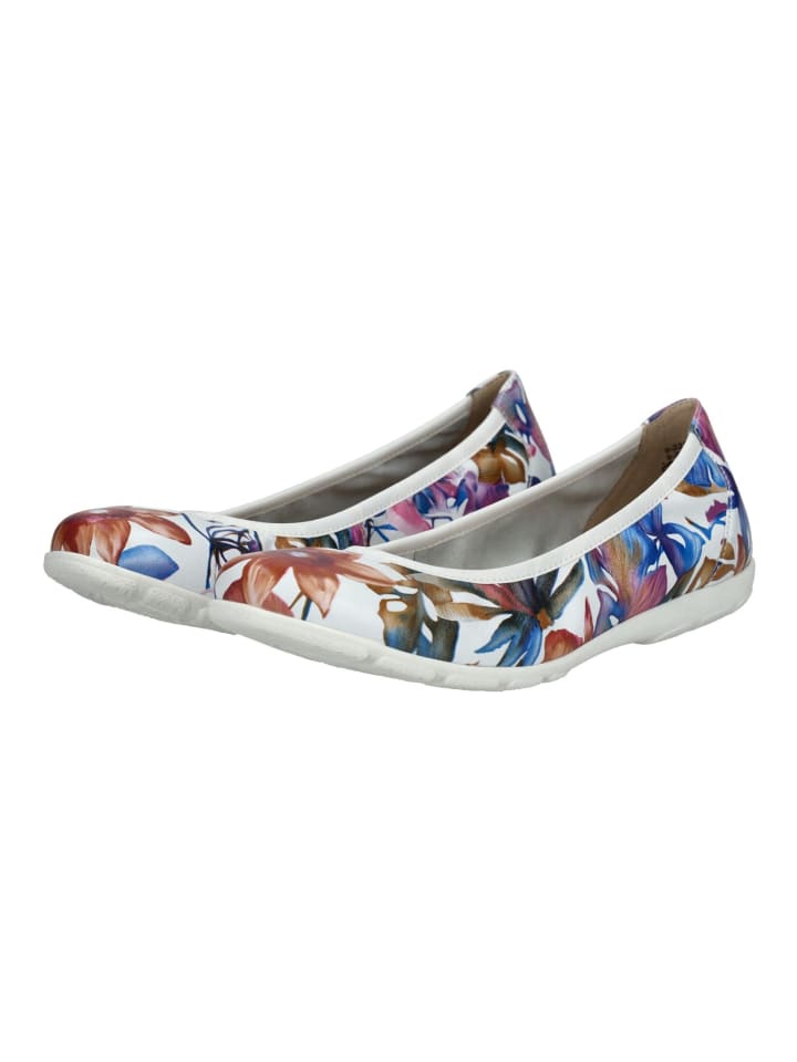 Caprice Ballerinas in Weiß/Blau günstig kaufen