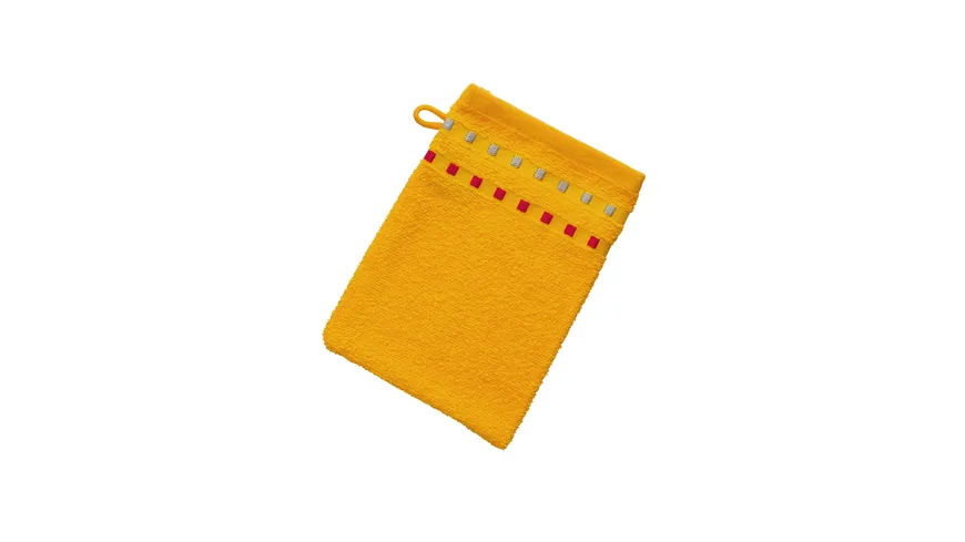 Waschhandschuhe Orange