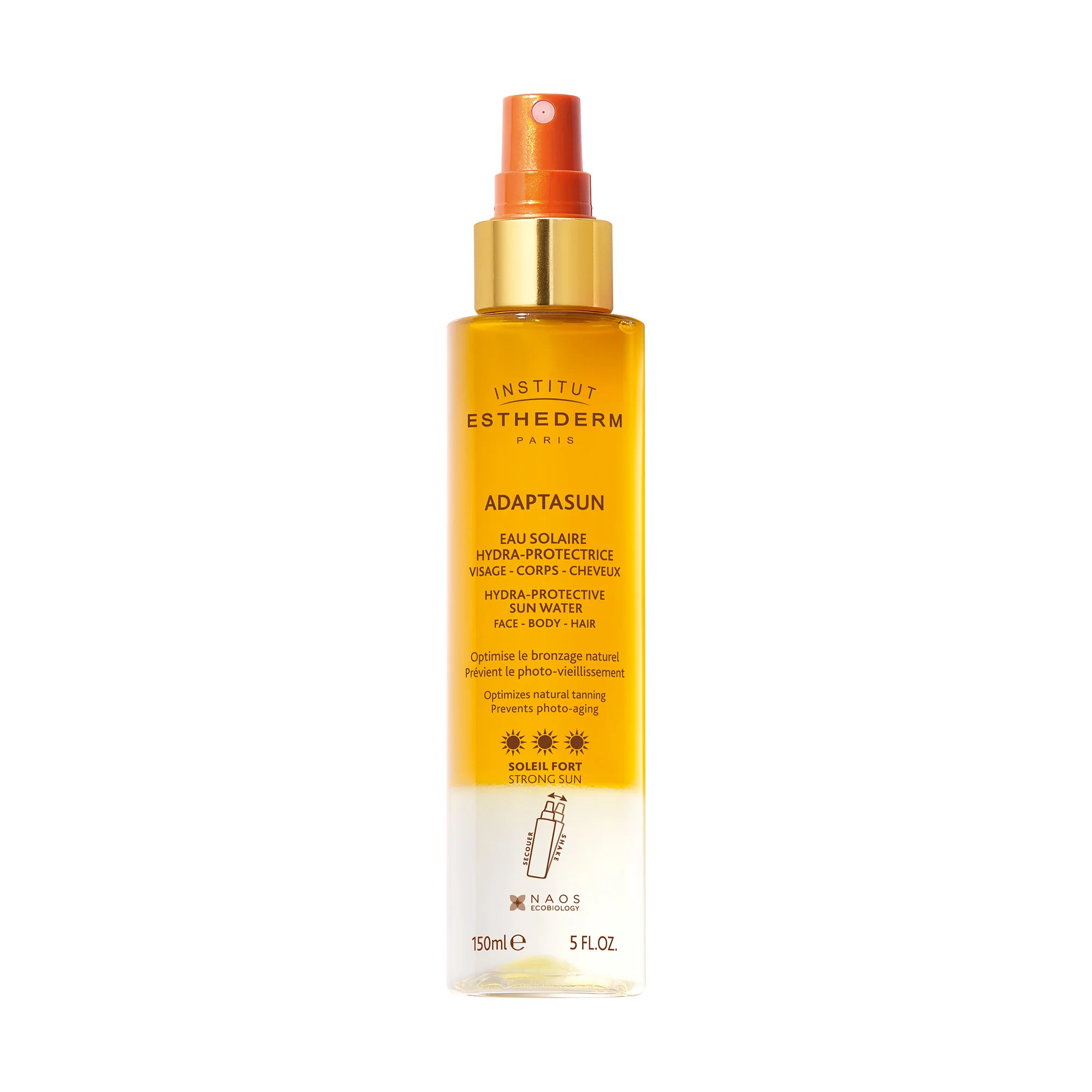 Solari Adaptasun Eau Solaire Hydra-Protectrice - Sole Forte - Spray solar corporal de alta protección.