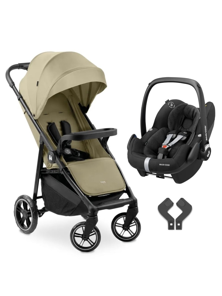 Hauck Buggy Shop N Care inkl. Autositz Pebble Pro in gruen,schwarz günstig kaufen onesize