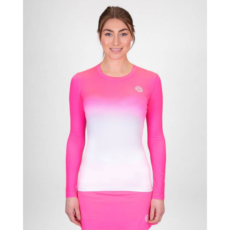 BIDI BADU Crew Gradiant Longsleeve Tennisshirt Damen