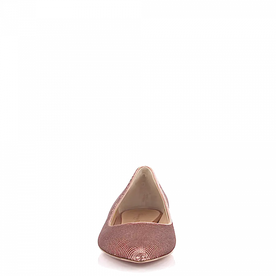 Gianvito Rossi - Ballerinas Klassisch G20026 Pailletten - beige