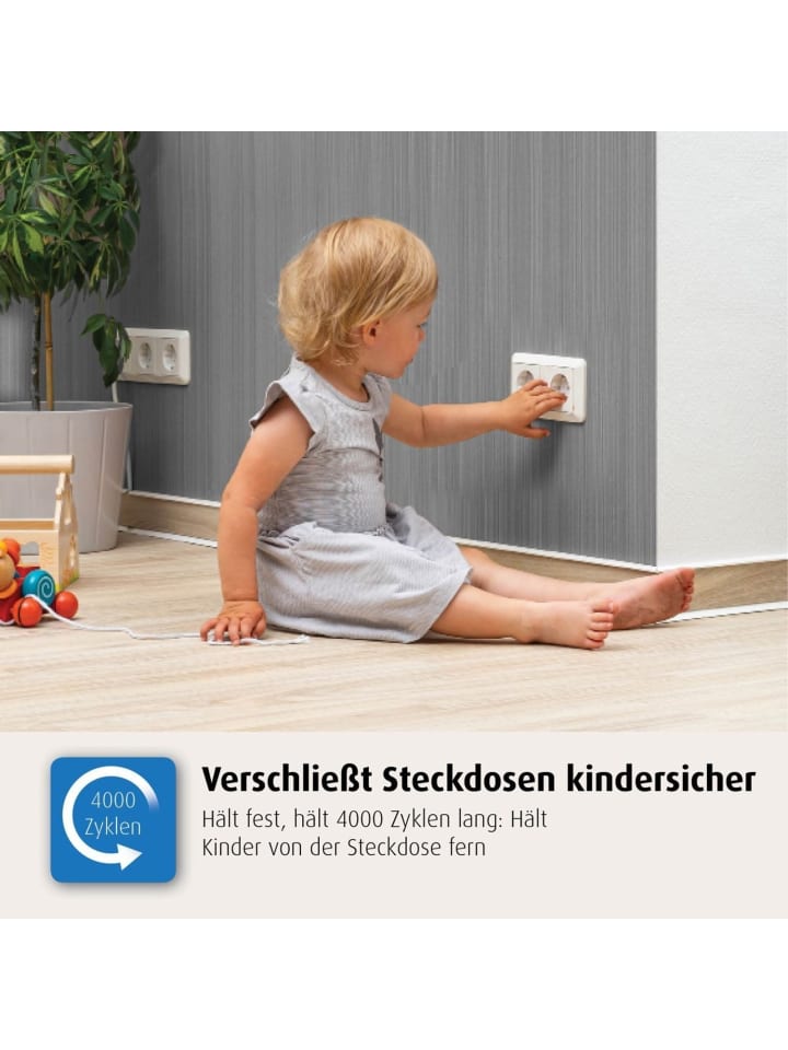 Reer [20 Stück] Steckdosenschutz klebbar in Transparent ab 0 Monate günstig kaufen onesize