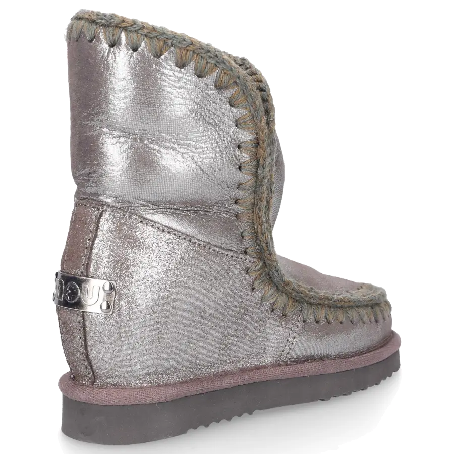 MOU - Stiefeletten ESKIMO WEDGE gefüttert - grau