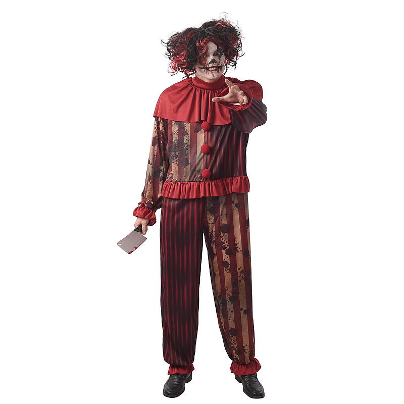 Aå Halloweendrakt str M/L Creepy Clown