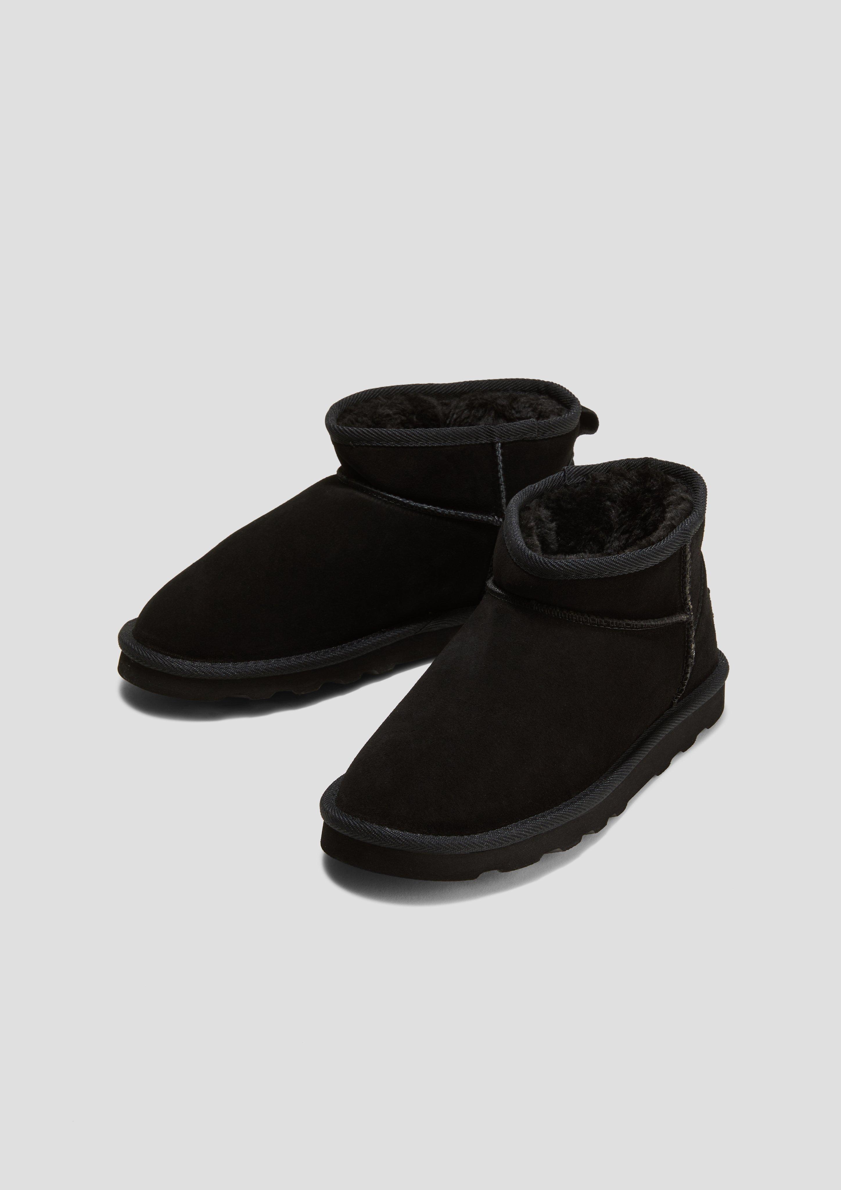Flache Stiefel aus Leder  6008583-001