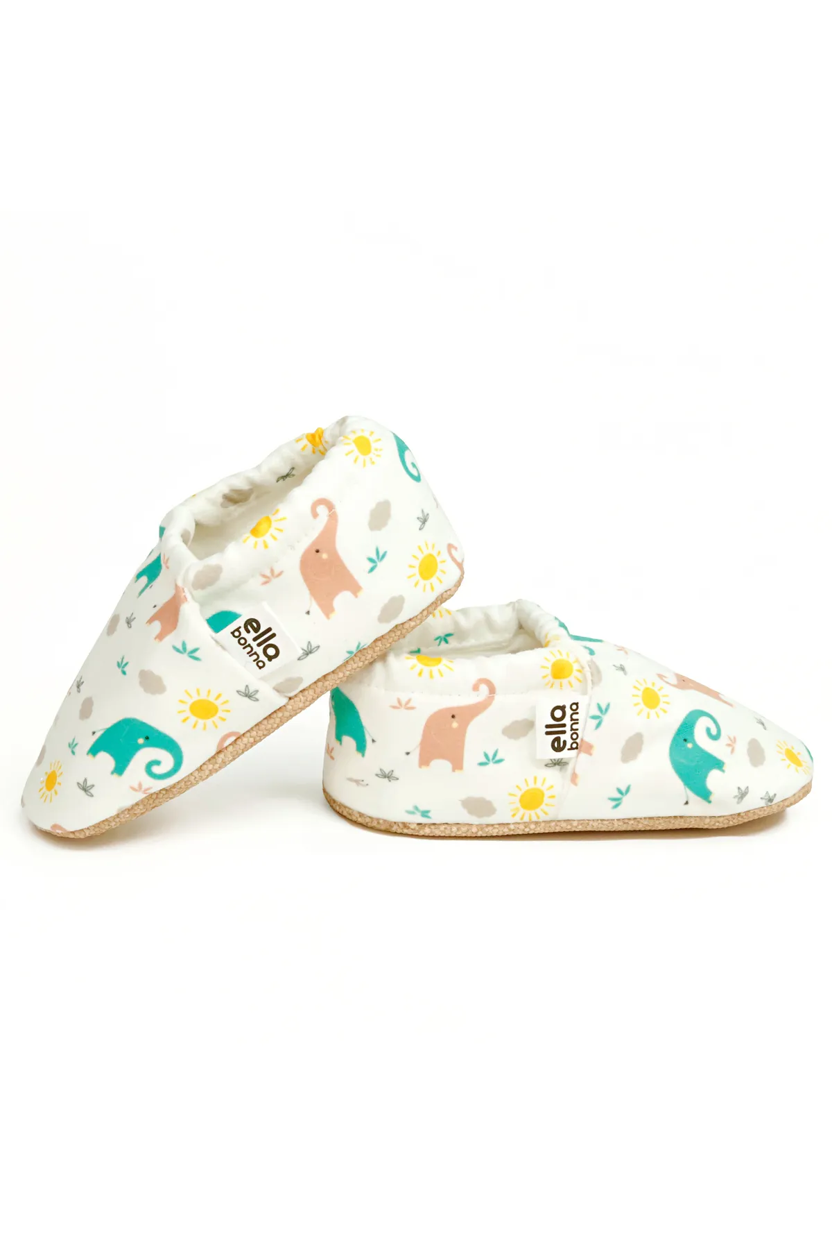 Ella Bonna  Rutschfeste Sohle, Baby-Elefant-Babyschuhe, Heimstiefel, Hausschuhe, Kinderzimmerschuhe, Hausschuhe