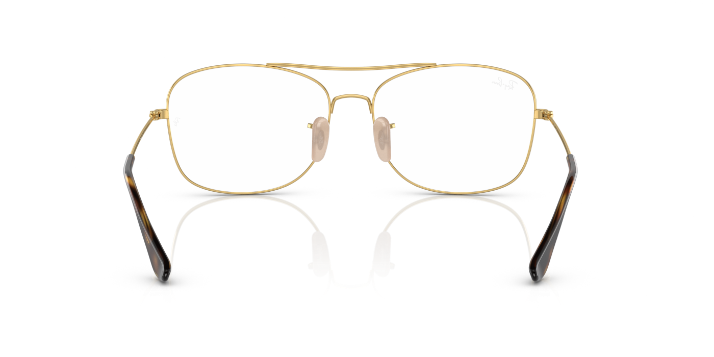 RB6499 OPTICS - Havana strălucitoare pe auriu