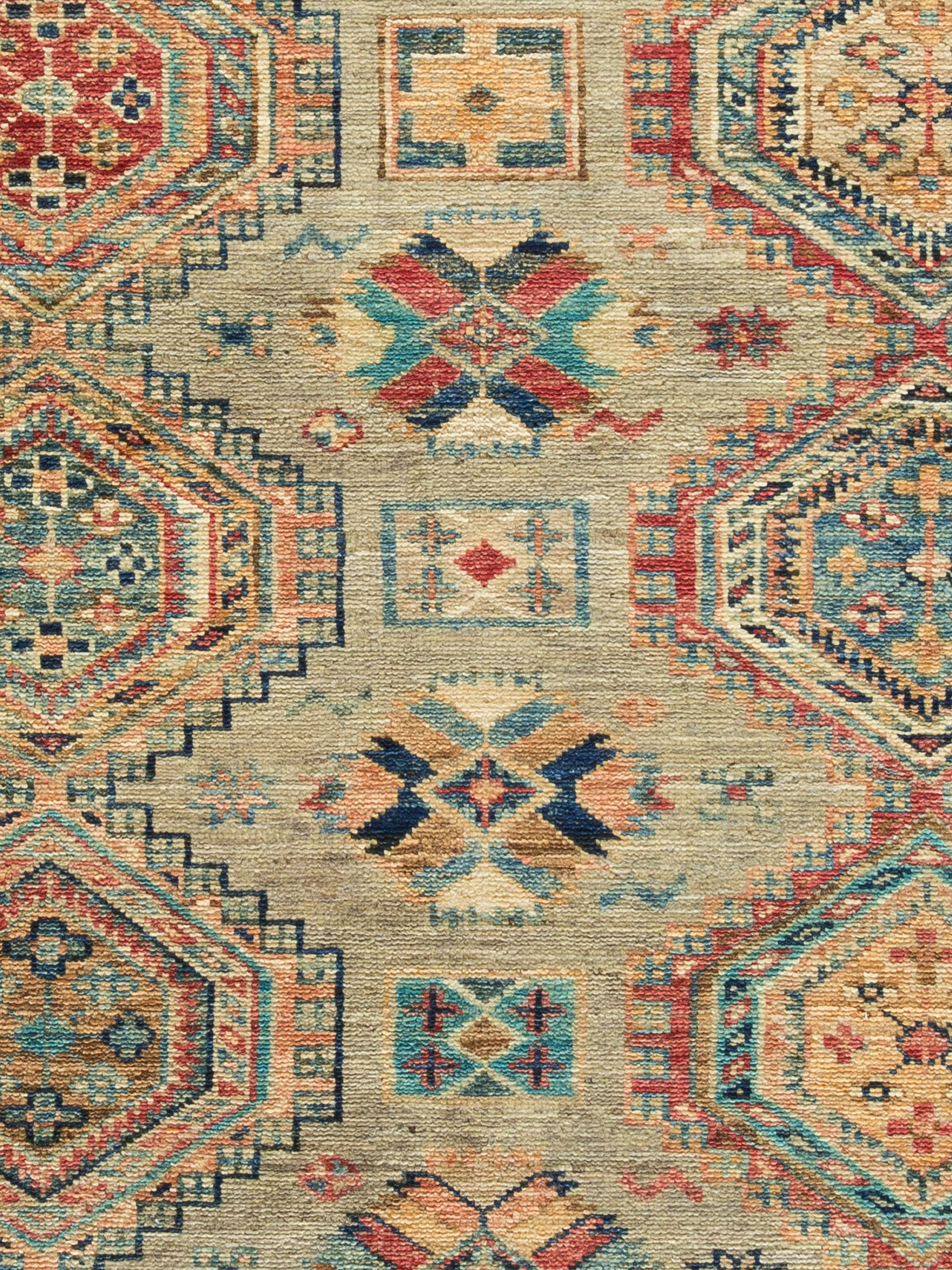 Kazak Ghazni ca. 151 x 195 cm, Unikat / Einzelstück