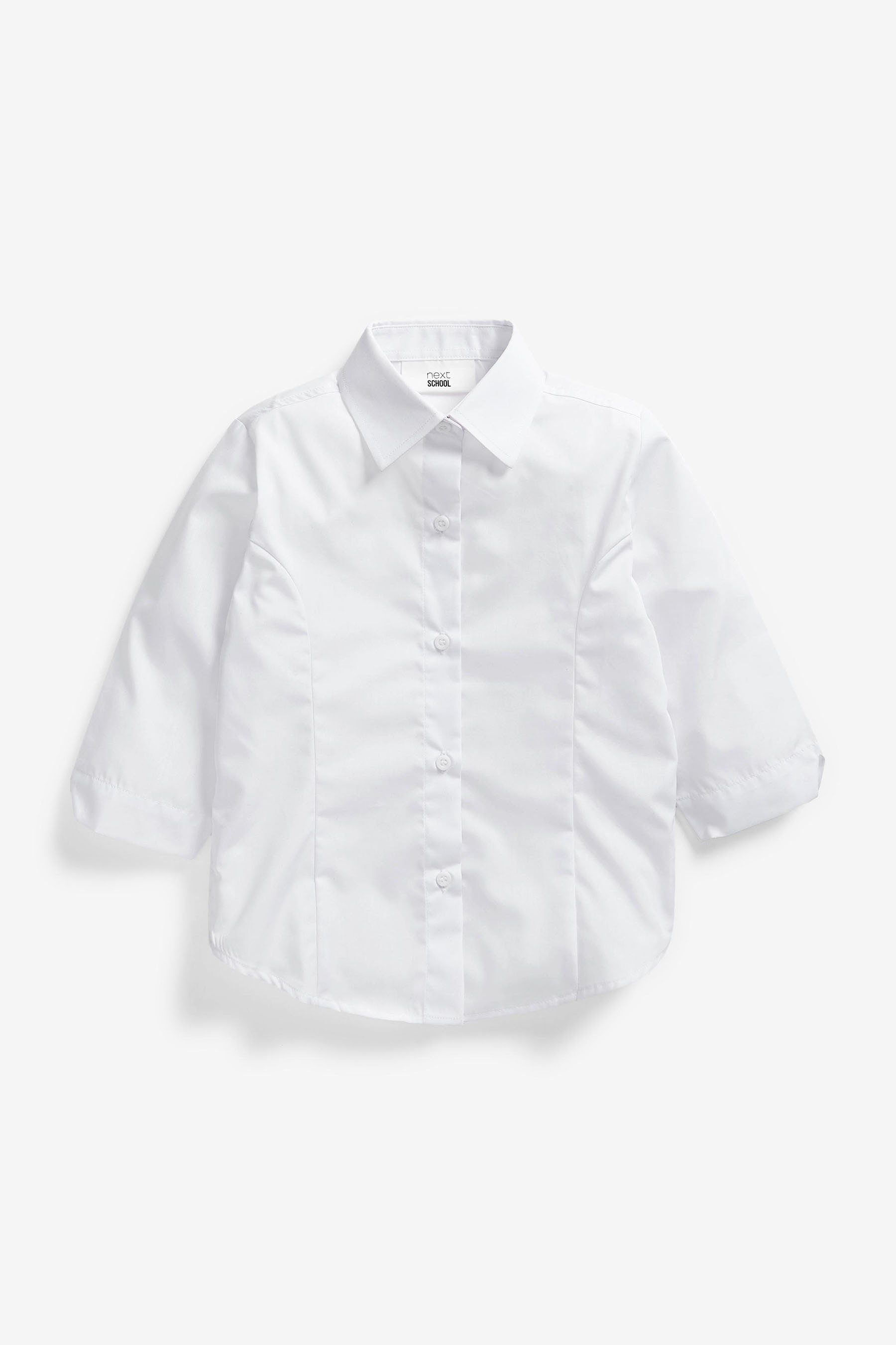Next Kurzarmbluse Bluse mit Dreiviertelärmeln, 2er-Pack (2-tlg)