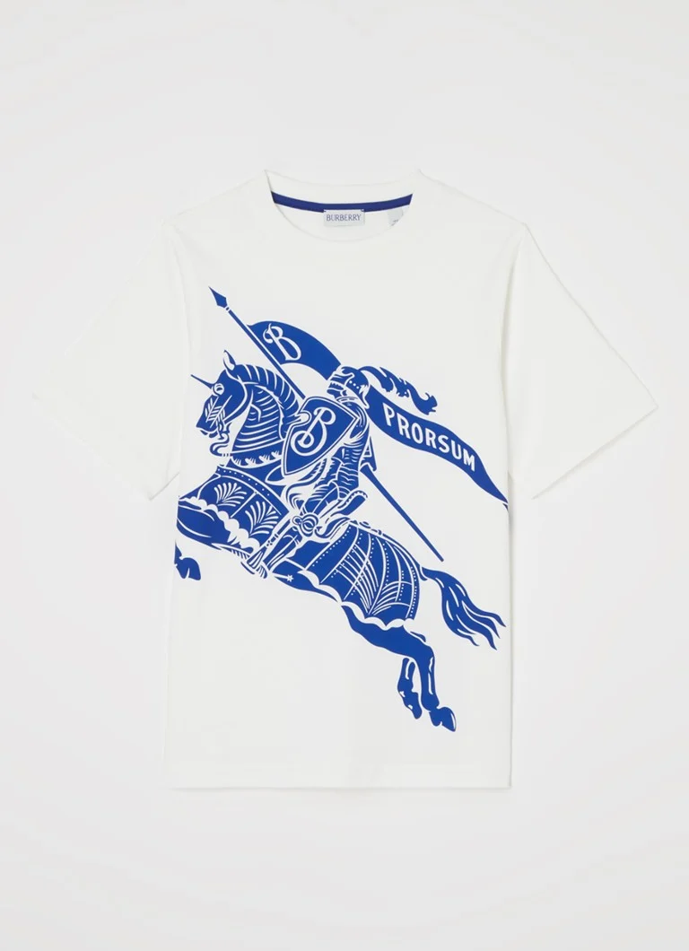 Tricou Burberry cu imprimeu frontal