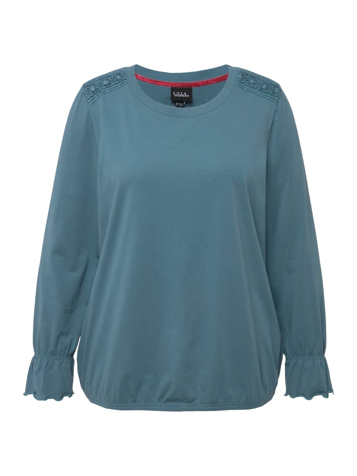 Ulla Popken Longshirt in petrol günstig kaufen