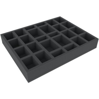 Feldherr 50 mm Full-Size Schaumstoffeinlage mit 26 Fächern