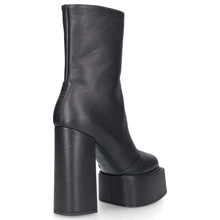 3 JUIN - Stiefeletten 323W70 Kalbsleder - schwarz