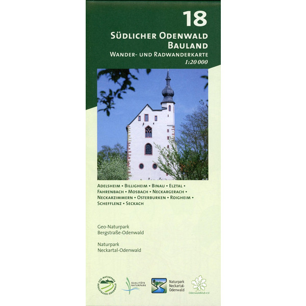 Südlicher Odenwald - Bauland 1:20.000 - Wanderkarte