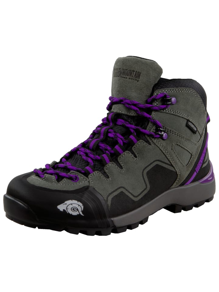 GUGGEN MOUNTAIN Wanderstiefel Widder in Grau-Lila günstig kaufen